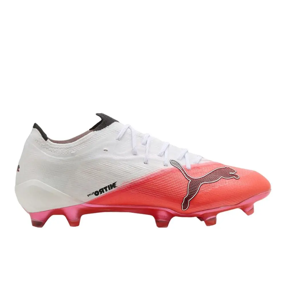 Puma Ultra Nitro 7 Ultimate Firm Ground Soccer Cleats Mens Red White Sneakers A