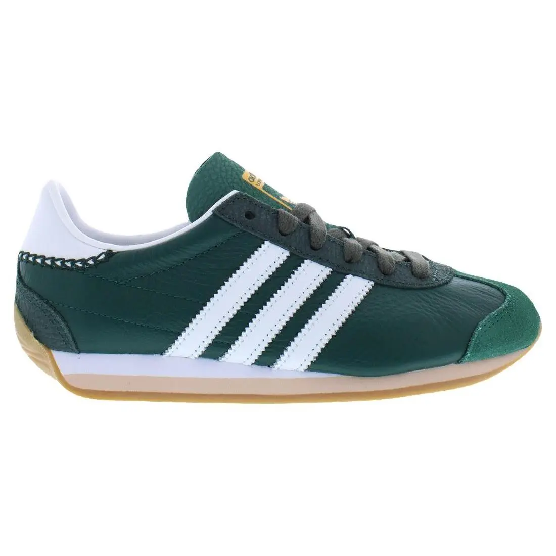 Adidas Country Leather Womens Shoes Size 6 Color: Collegiate Green/cloud - Collegiate Green/Cloud White/Shadow Green, Main: Green