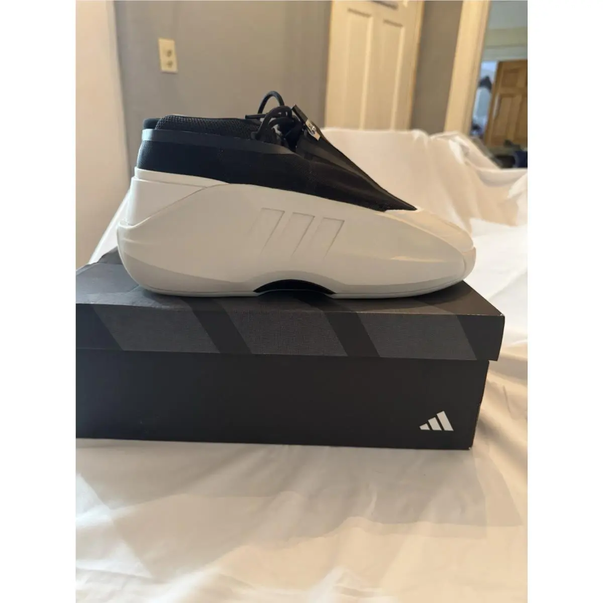 Adidas shoes - adidas Crazy - Crazy - Talc/Core Black/Pulse Olive 9