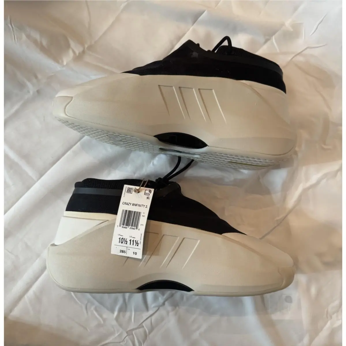 Adidas shoes - adidas Crazy - Crazy - Talc/Core Black/Pulse Olive 1