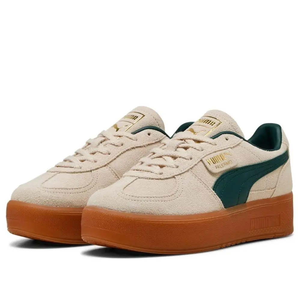 Puma Palermo Elevata Sneakers Women`s 9.5 B Alpine Snow Platform Shoes Hawk3316