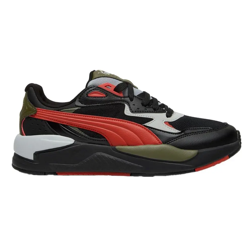 Puma X Ray Speed Wide Lace Up Mens Black Sneakers Casual Shoes 39089369