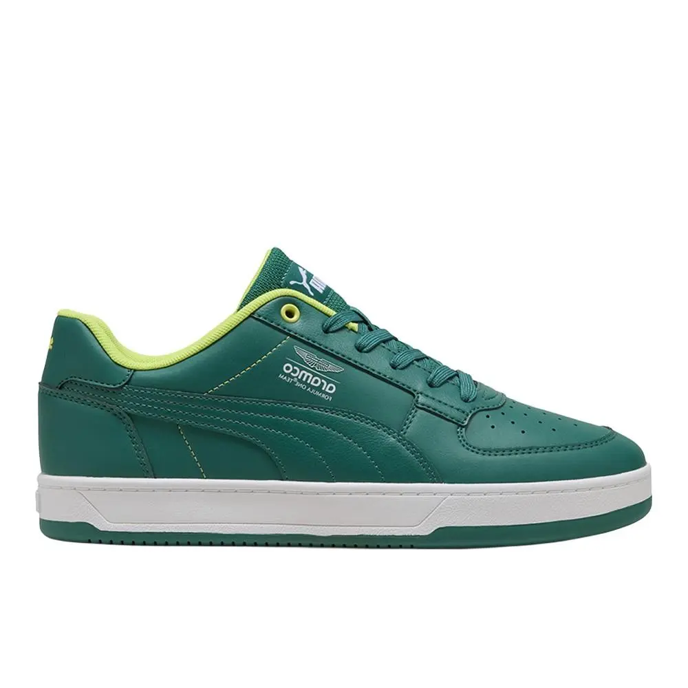 Puma X Aston Martin Aramco F1 Caven 2.0 Lace Up Mens Green Sneakers Casual Sho