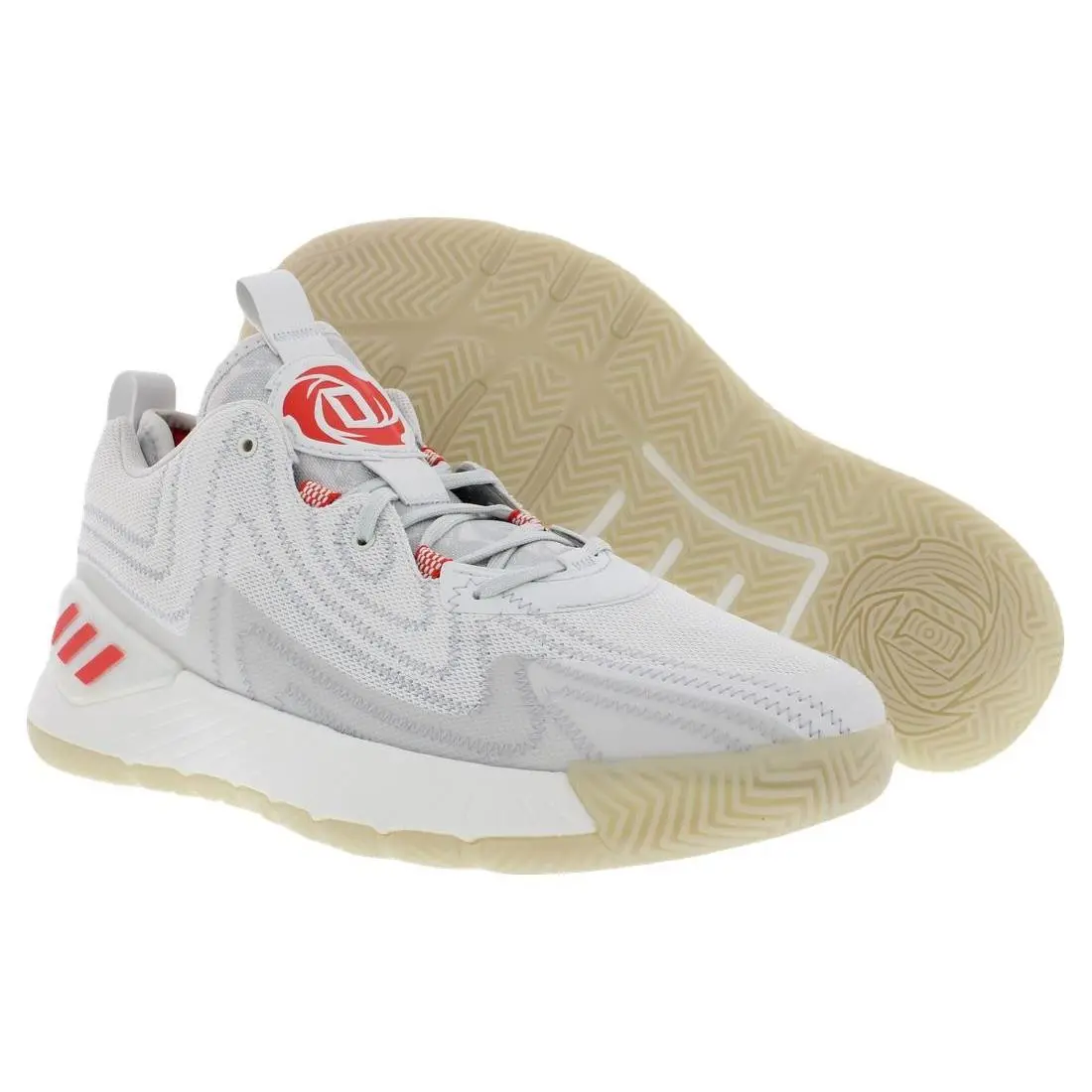Adidas D Rose Son of Chi II Mens Shoes Size 12.5 Color: Crystal White/clear