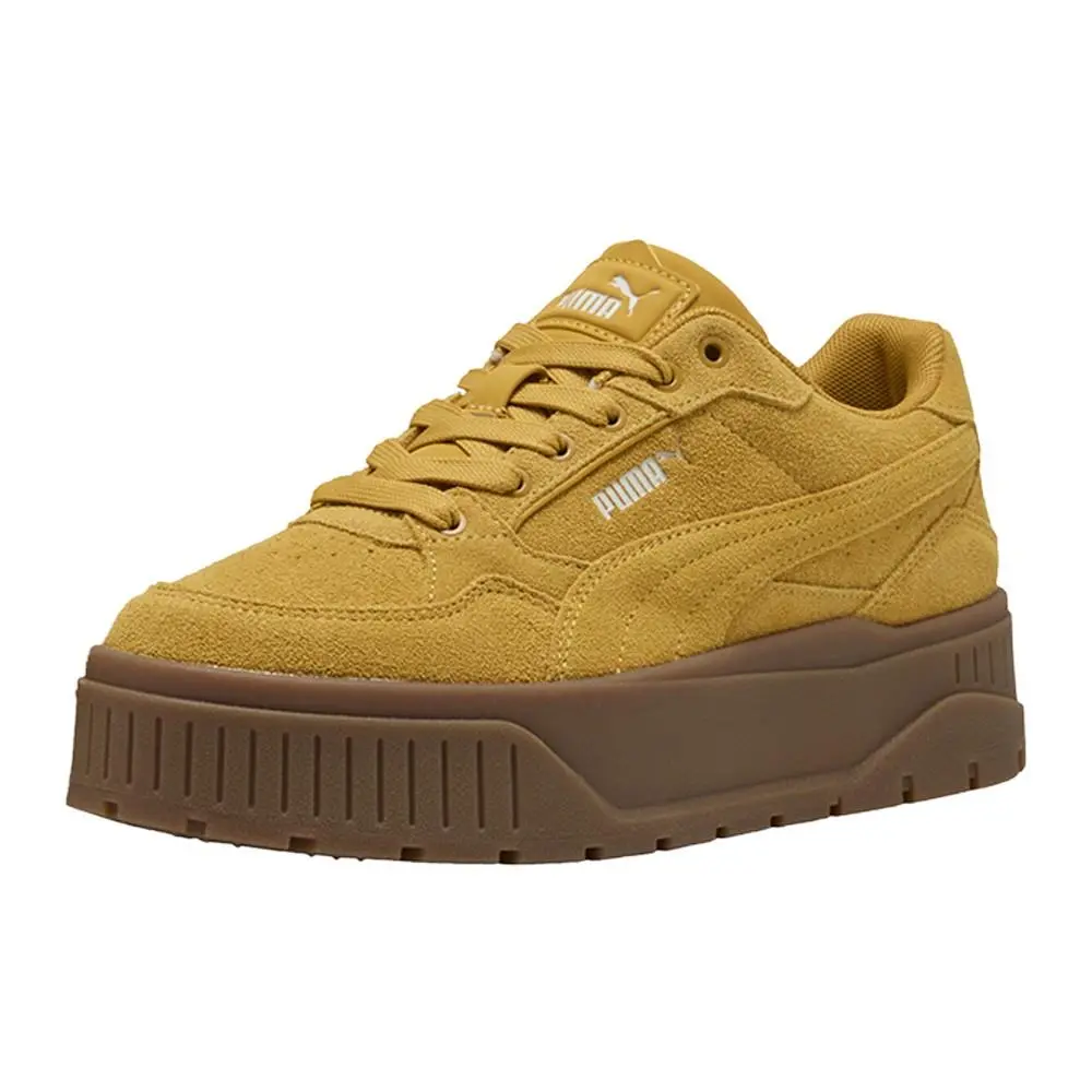 Puma shoes - PUMA Karmen Ii Idol Suede Lace Up - 39746209 - Yellow 0