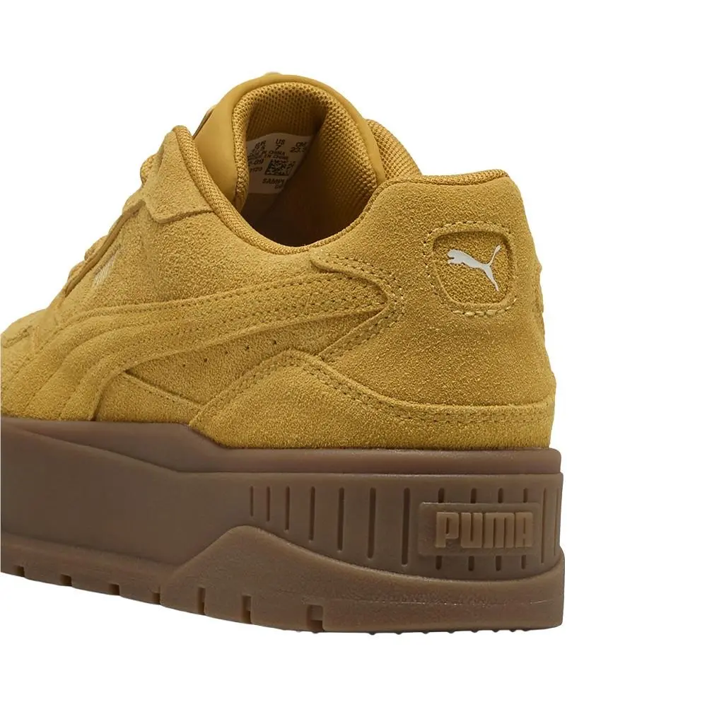 Puma shoes - PUMA Karmen Ii Idol Suede Lace Up - 39746209 - Yellow 4