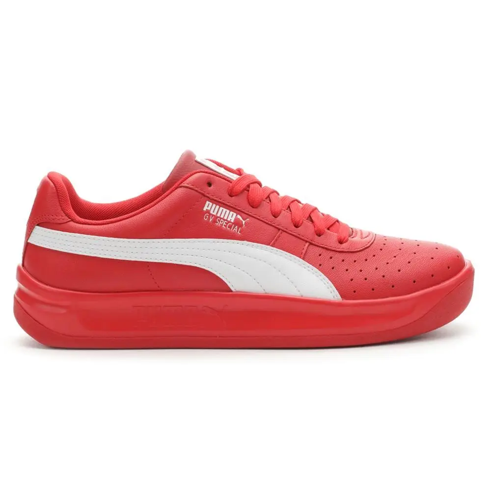Puma Gv Special Reversed Lace Up Mens Red Sneakers Casual Shoes 39227101