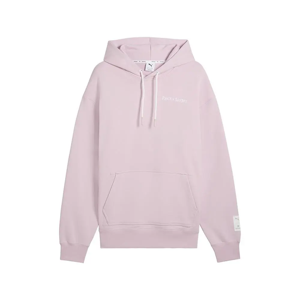 X Saysky Pullover Hoodie Mens Pink Casual Outerwear 52695590 by Puma