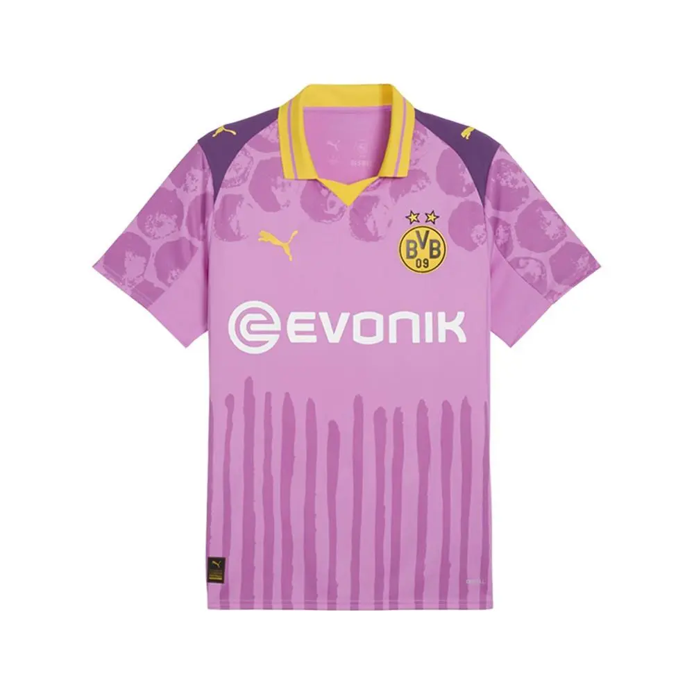 Puma clothing - PUMA  X Kidsuper Borussia Dortmund Collared Short Sleeve Soccer J - 78274104 - Purple 6