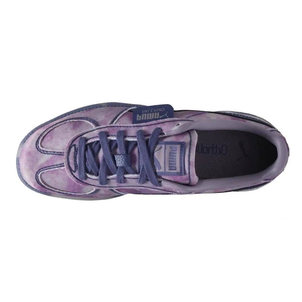 Puma shoes - PUMA Palermo Faded Denim Lace Up - 40191902 - Purple 8