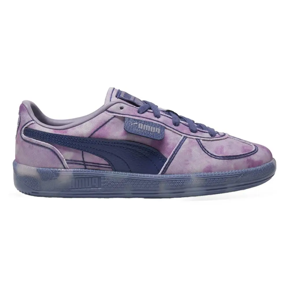 Puma shoes - PUMA Palermo Faded Denim Lace Up - 40191902 - Purple 5