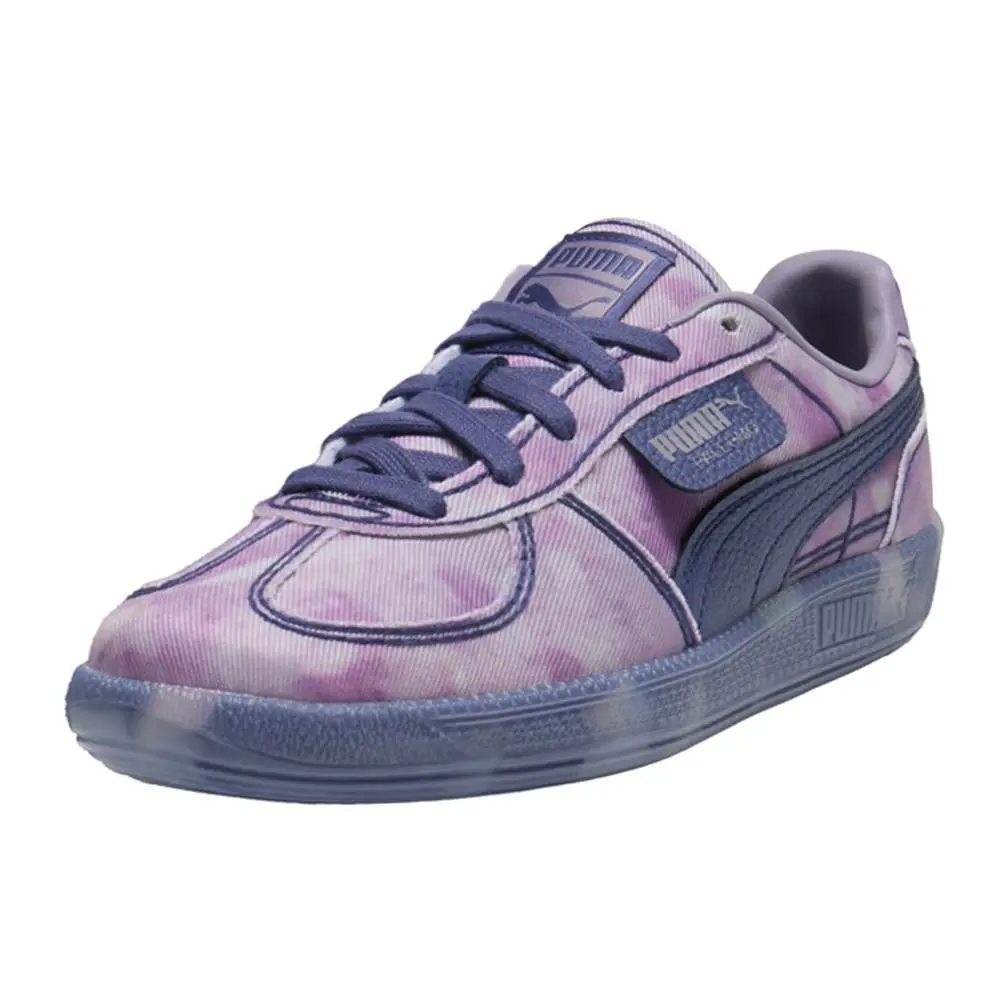 Puma shoes - PUMA Palermo Faded Denim Lace Up - 40191902 - Purple 6