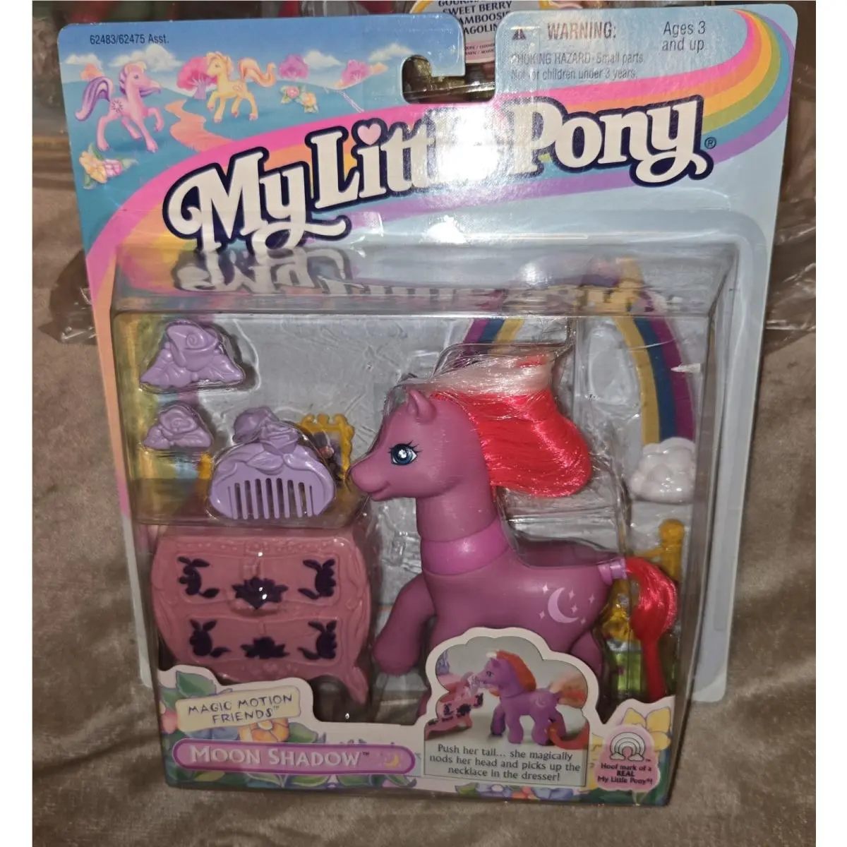 1997 Hasbro Mlp My Little Pony Magic Motion Friends G2 Moon Shadow