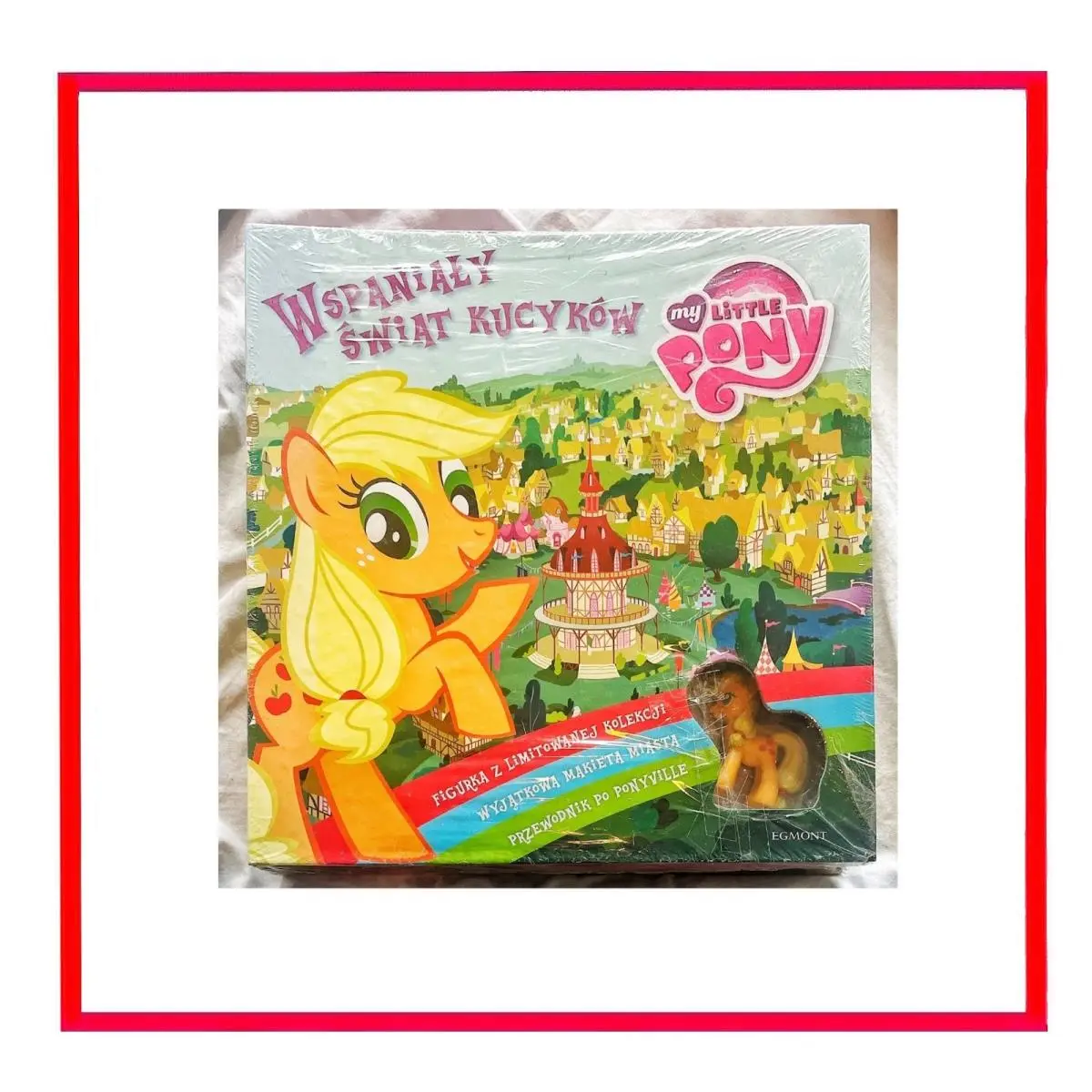 My Little Pony Rare Wonderful World of Ponies Applejack Playset Polish Edition