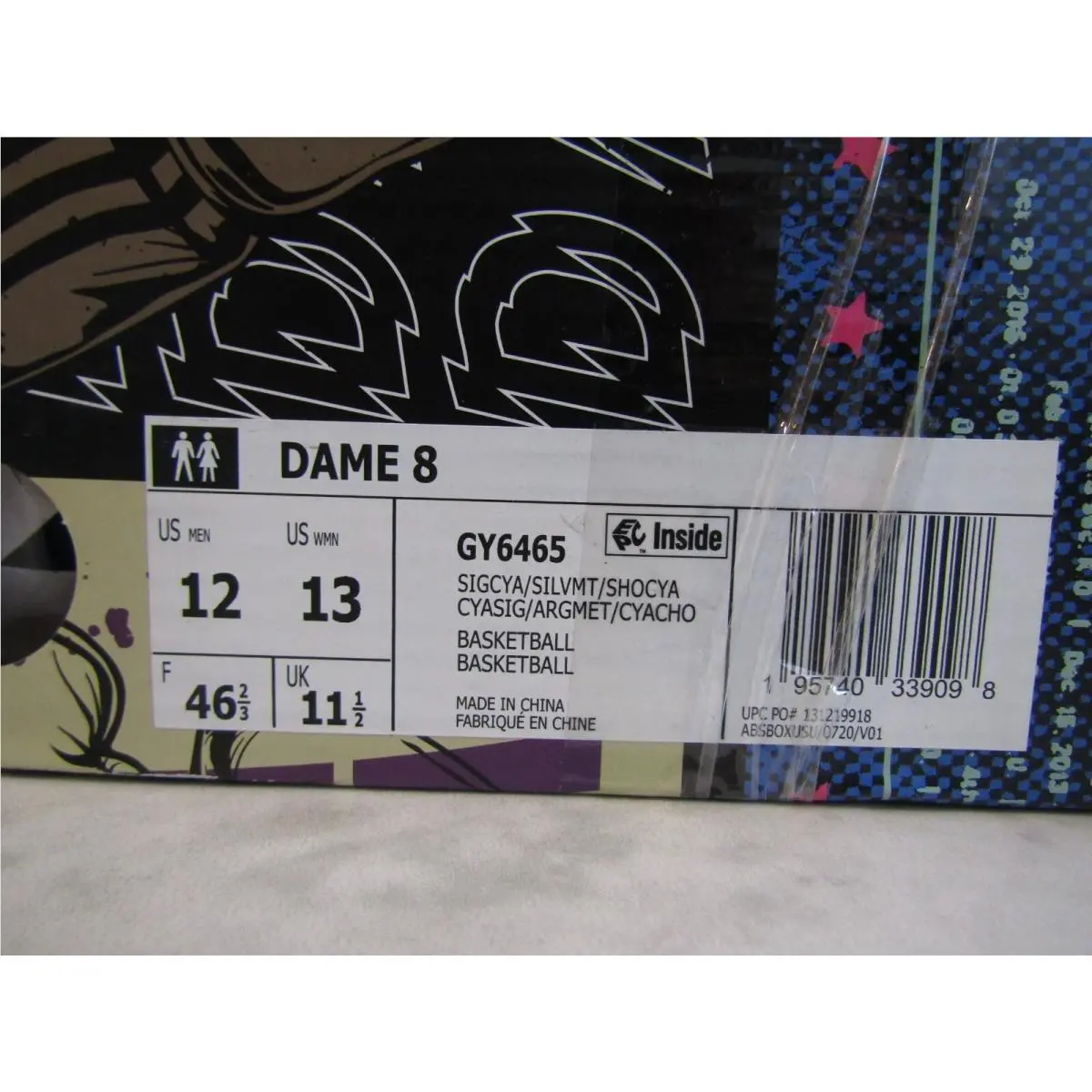 Adidas shoes - adidas Dame 8 - Dame - Blue (UPC: 195740339098) 6