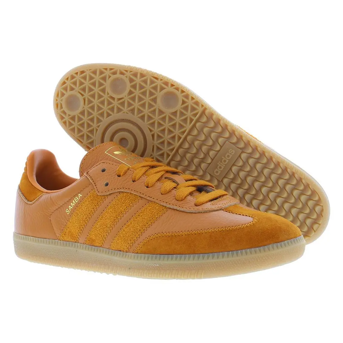 Adidas Samba FT Leather Mens Shoes Size 9 Color: Brown