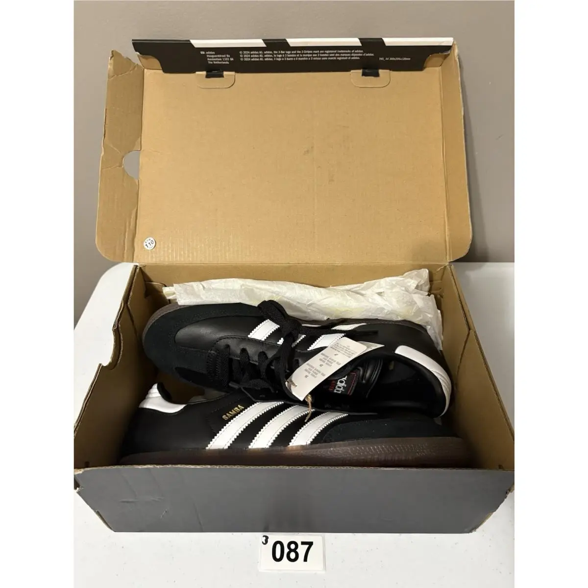 Adidas shoes - adidas Samba - Samba - Black With White Stripes 11