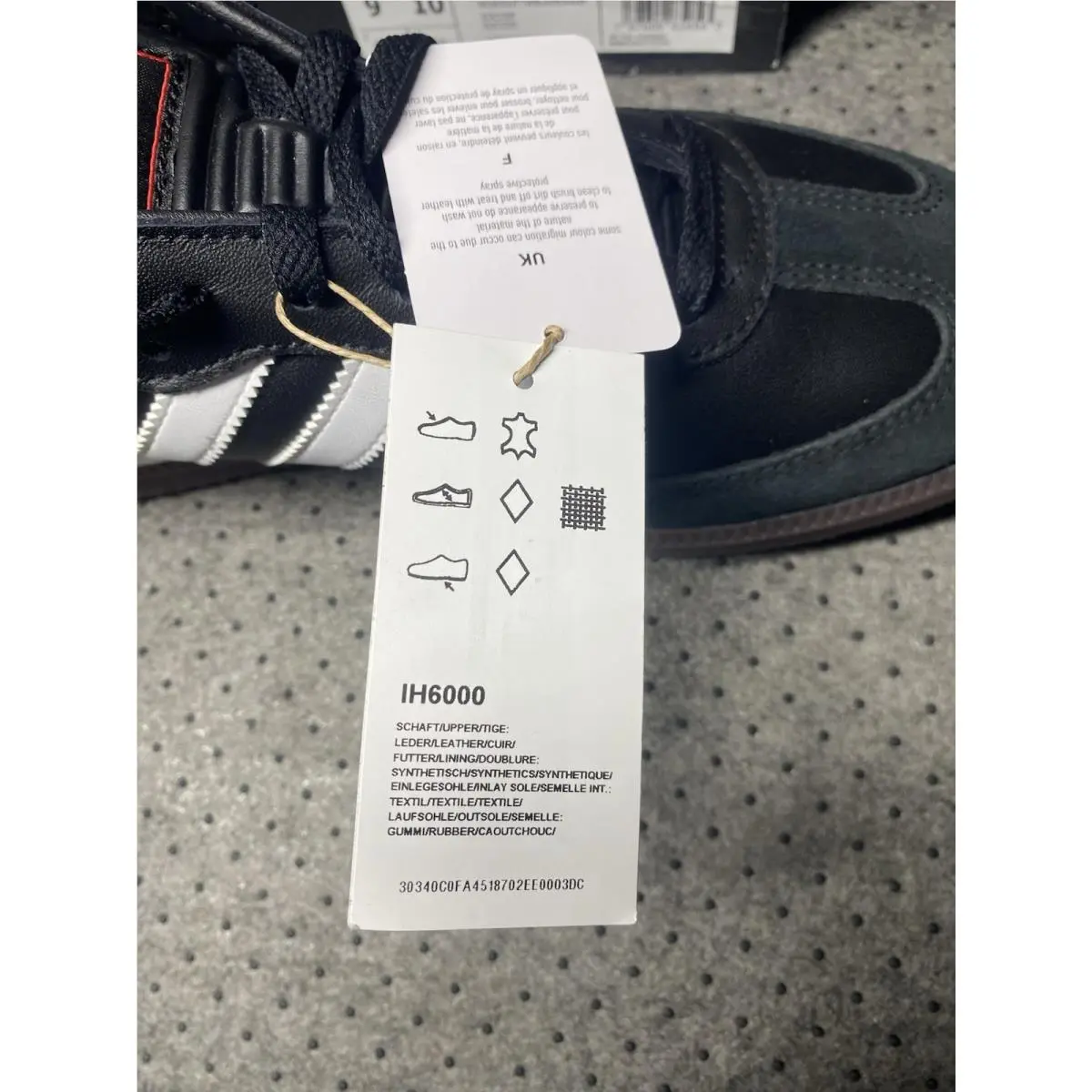 Adidas shoes - adidas Samba - Samba - Black With White Stripes 5