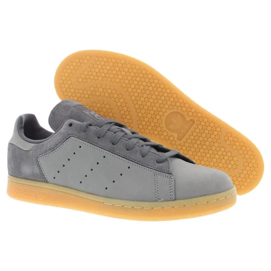 Adidas Stan Smith Suede Mens Shoes Size 8.5 Color: Gray Gum