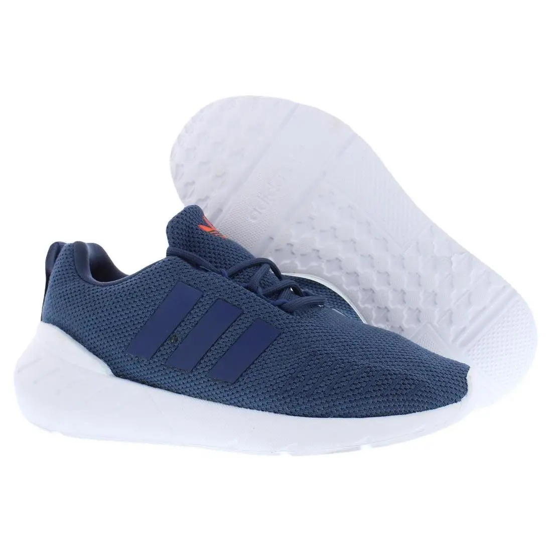 Adidas Swift Run 22 PS Boys Shoes Size 2 Color: Mineral Blue/core Black