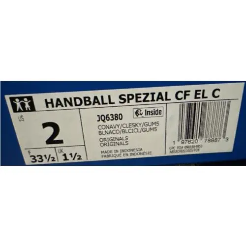 Adidas shoes - HANDBALL SPEZIAL CF EL C - Blue 10