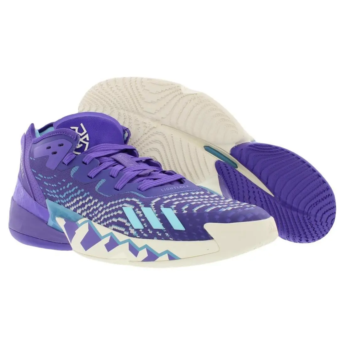 Adidas D.o.n. Issue 4 Mens Shoes Size 15 Color: Purple Rush/off White/clear