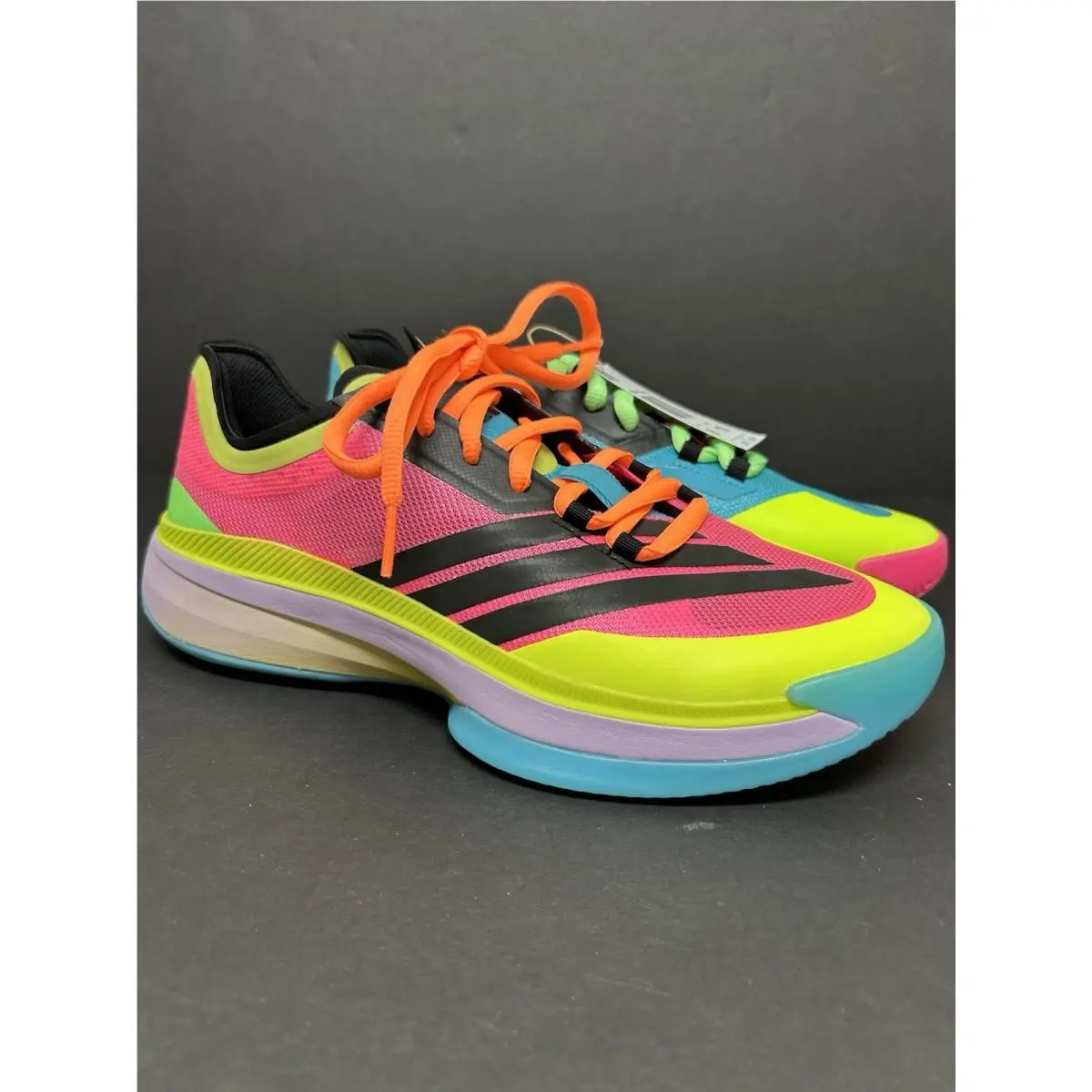 Adidas shoes - Adidas Adizero Select 3.0 Basketball Shoes - JR8281 - Pink, Blue, Black, Green, Multicolor 1