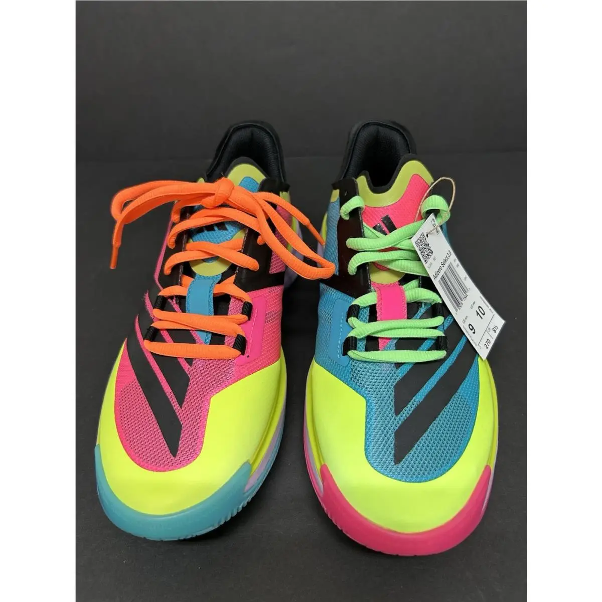 Adidas shoes - Adidas Adizero Select 3.0 Basketball Shoes - JR8281 - Pink, Blue, Black, Green, Multicolor 2