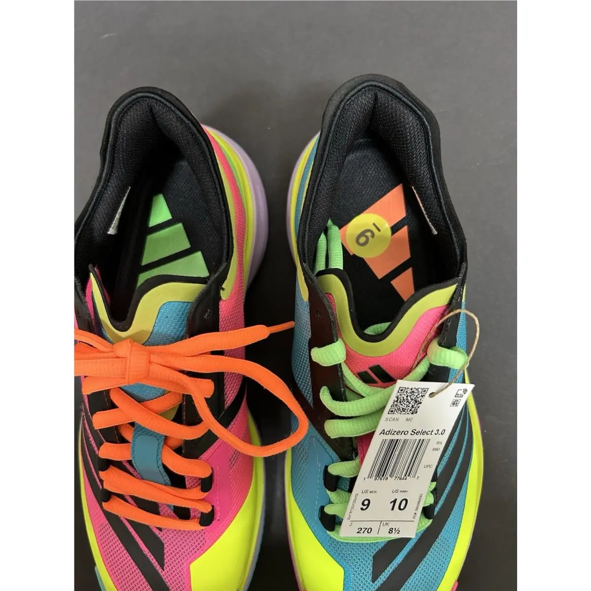 Adidas shoes - Adidas Adizero Select 3.0 Basketball Shoes - JR8281 - Pink, Blue, Black, Green, Multicolor 3