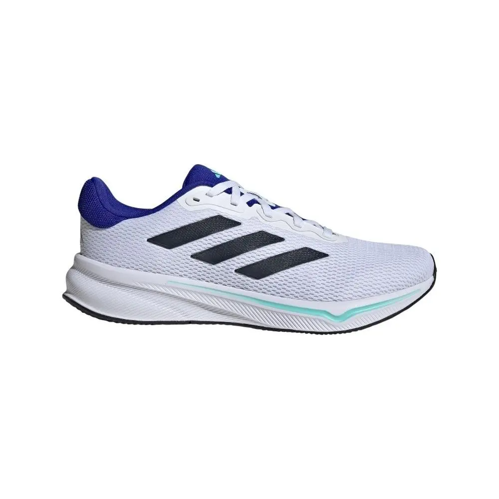 Adidas Men`s Response Running Shoes In White Aurora Ink Flash Aqua Size 9