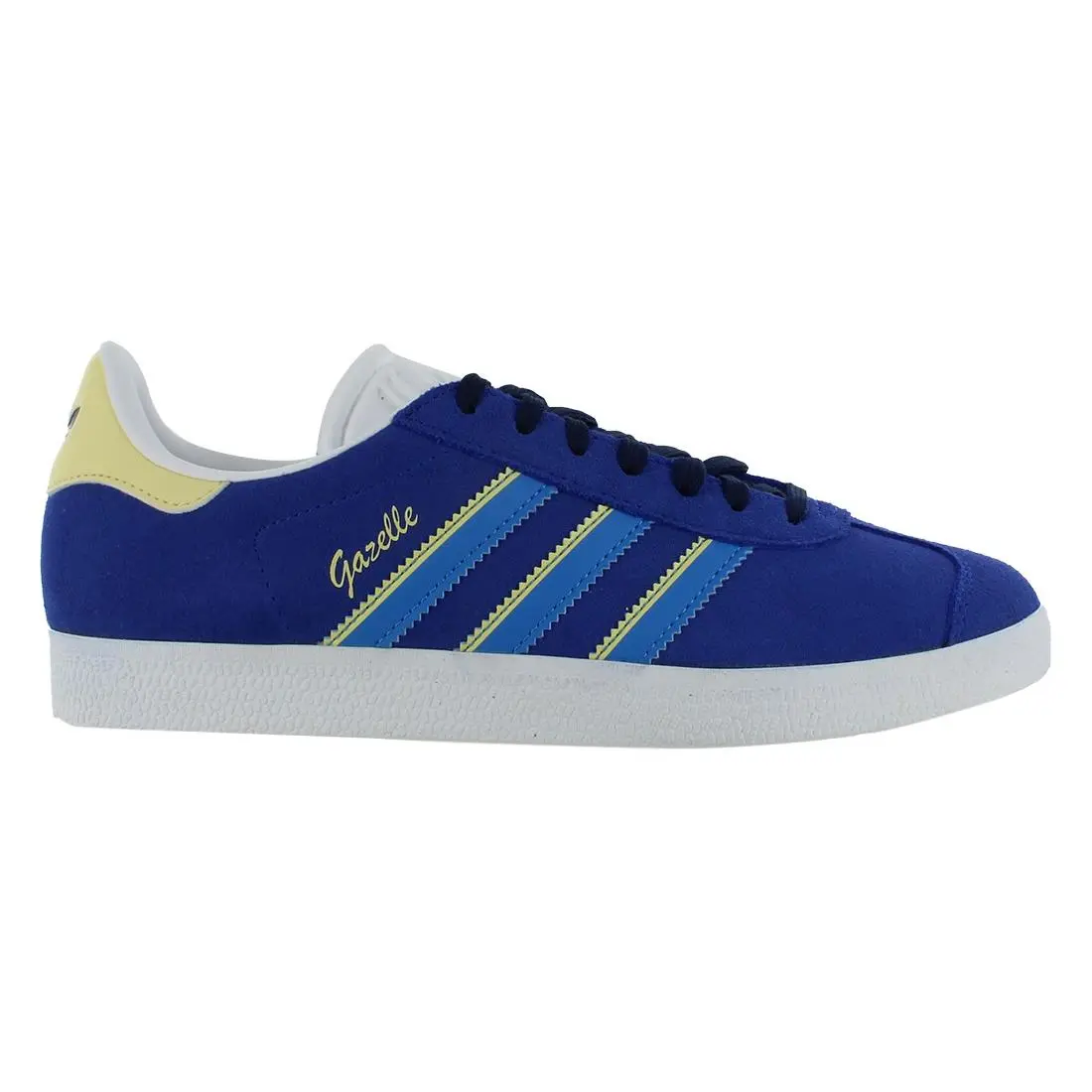 Adidas Gazelle Suede Womens Shoes Size 9.5 Color: Blue/yellow/white