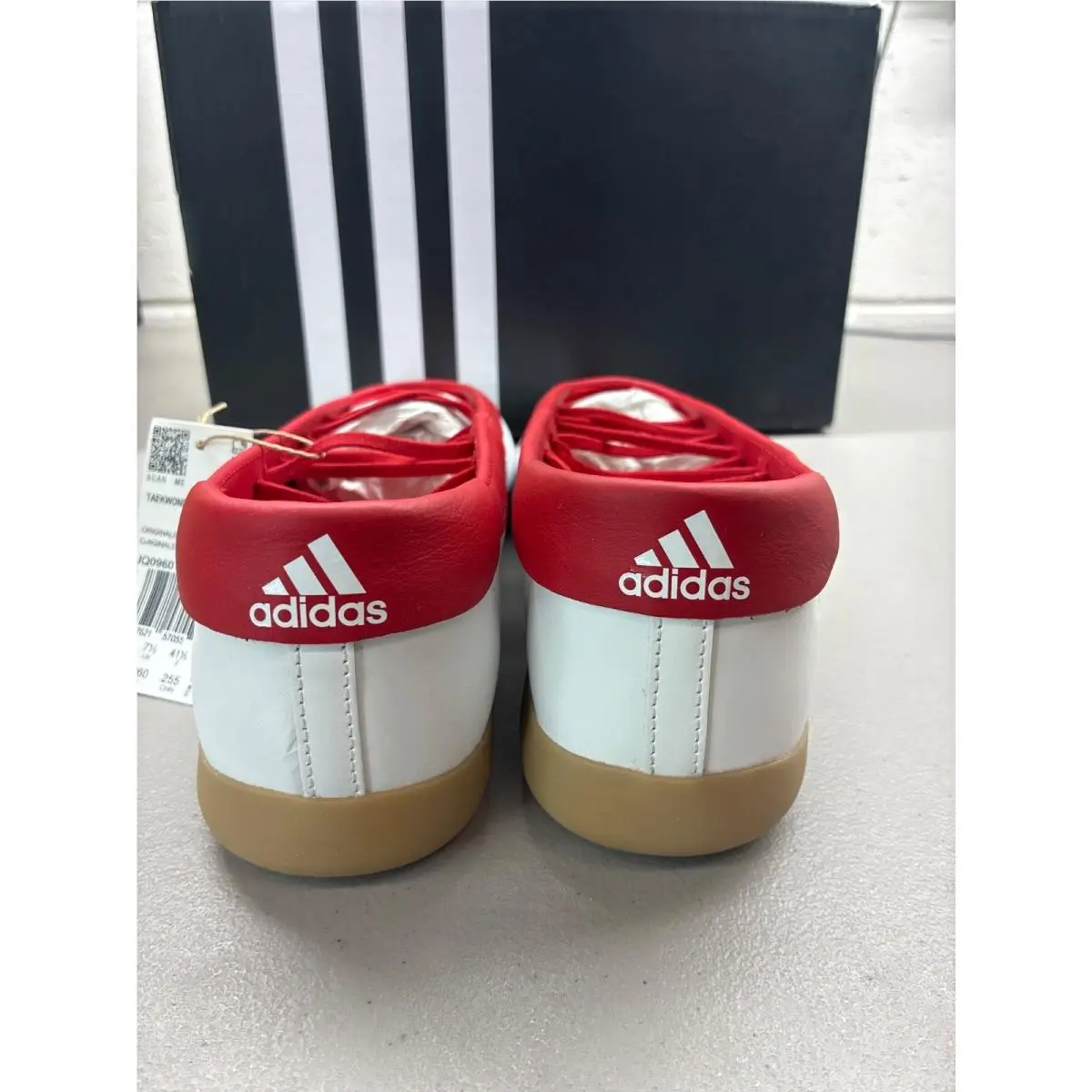 Adidas shoes - adidas Taekwondo - Taekwondo - JQ0960 - White, Manufacturer: Cloud White/Better Scarlet/Gum 1