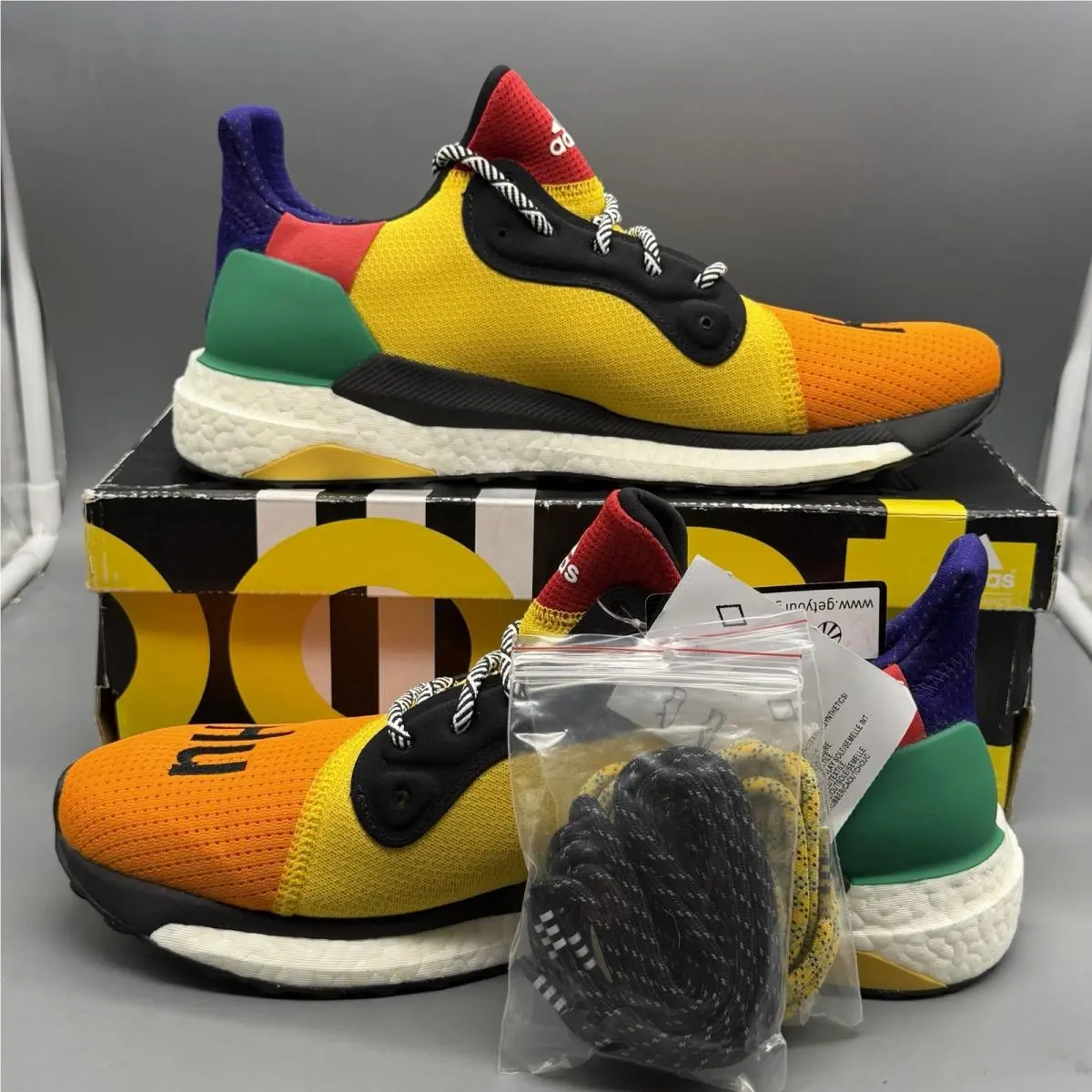 Adidas shoes - adidas Solar HU - Solar - BB8042 - Yellow (UPC: 0191530878358) 1