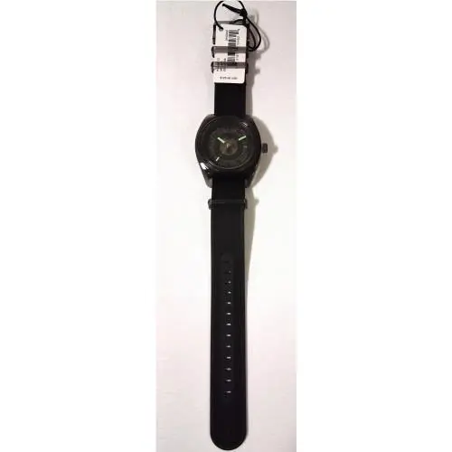 Adidas Men`s Process C2 Black Skeleton Dial Black Rubber Watch Z23 001-00