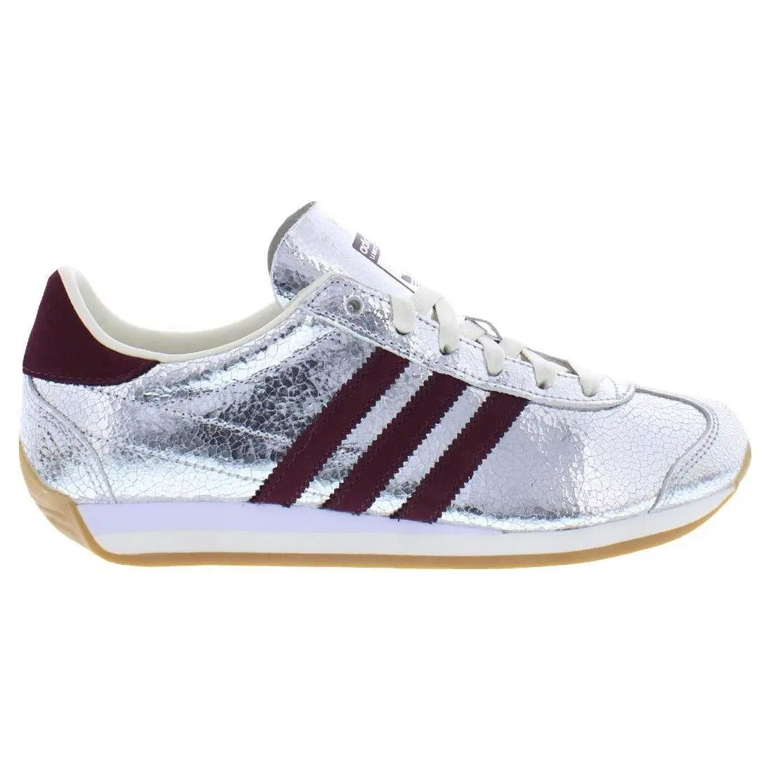 Adidas Country Womens Shoes Size 7 Color: Silver Metallic/maroon/off White - Silver Metallic/Maroon/Off White, Main: Silver