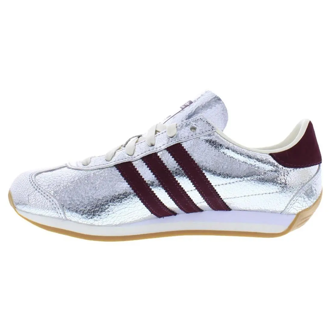 Adidas shoes - Silver Metallic/Maroon/Off White, Main: Silver (UPC: 197614769581) 1