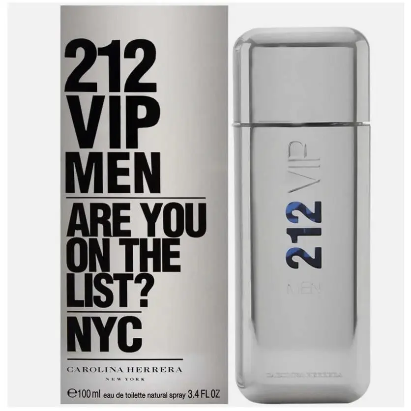 212 Vip Men  Cologne For Men Edt 3.3 / 3.4 oz by Carolina Herrera