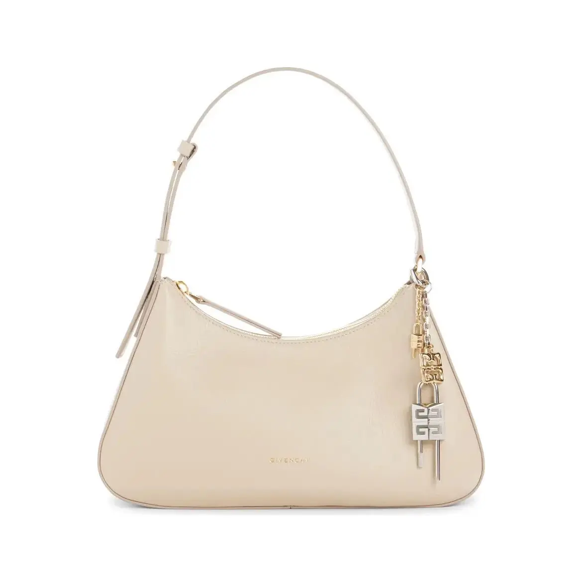 Givenchy Lucky Lock Shoulder Bag In Natural