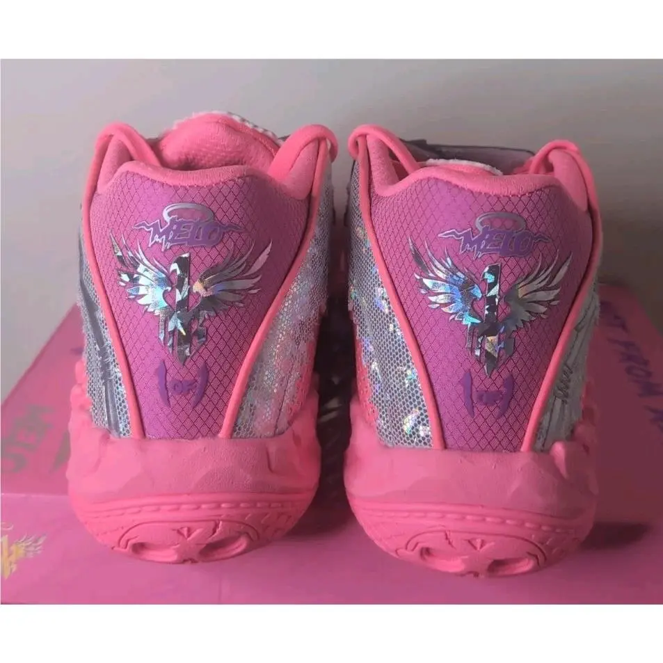 Puma shoes - MB.05 World Tour JR - World Tour - 312249-01 - Pink, Silver, Purple 2