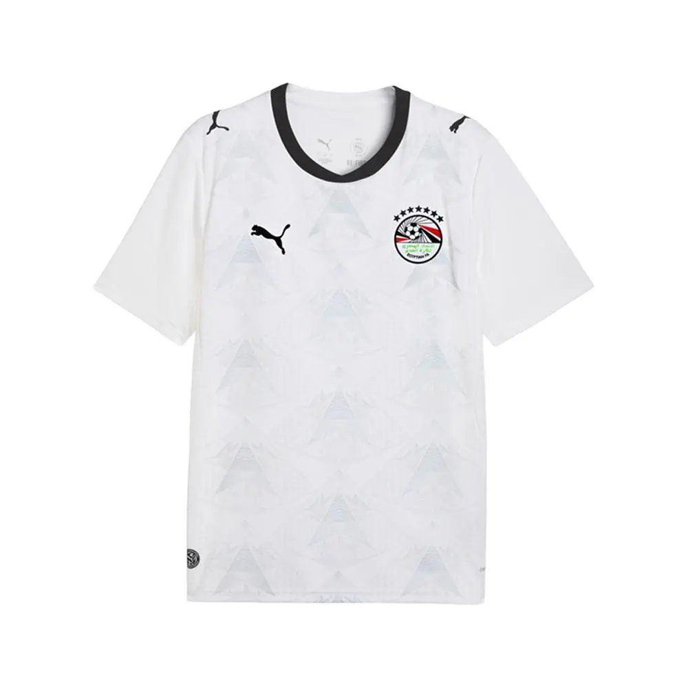 Puma Egypt Away Crew Neck Short Sleeve Soccer Jersey Mens Size M 78355702