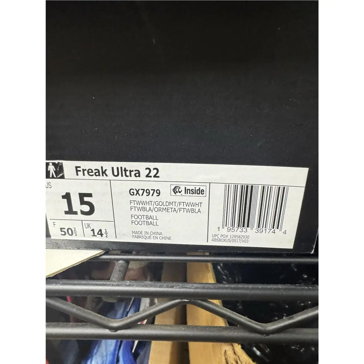 Adidas shoes - adidas Freak Ultra - Freak Ultra - White and Gold (UPC: 195733391720) 8