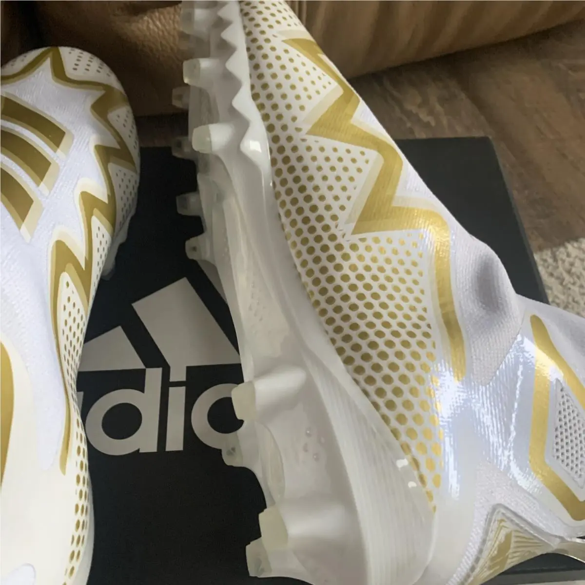Adidas shoes - adidas Freak Ultra - Freak Ultra - White and Gold (UPC: 195733391720) 4