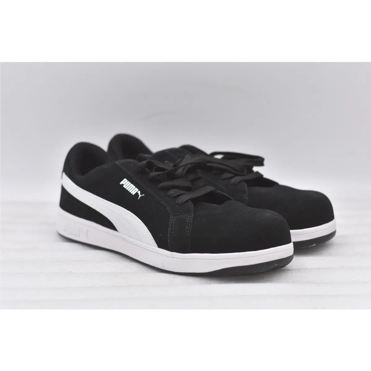 Mens Puma Iconic Sfc Black Low CT Work Sneakers Size 13 EU 47