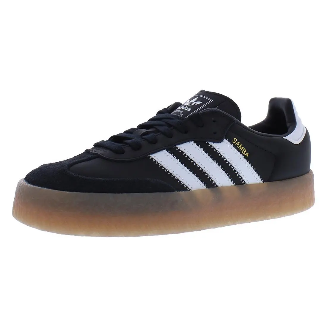 Adidas Sambae Leather Womens Shoes Size 10.5 Color: Core Black/footwear