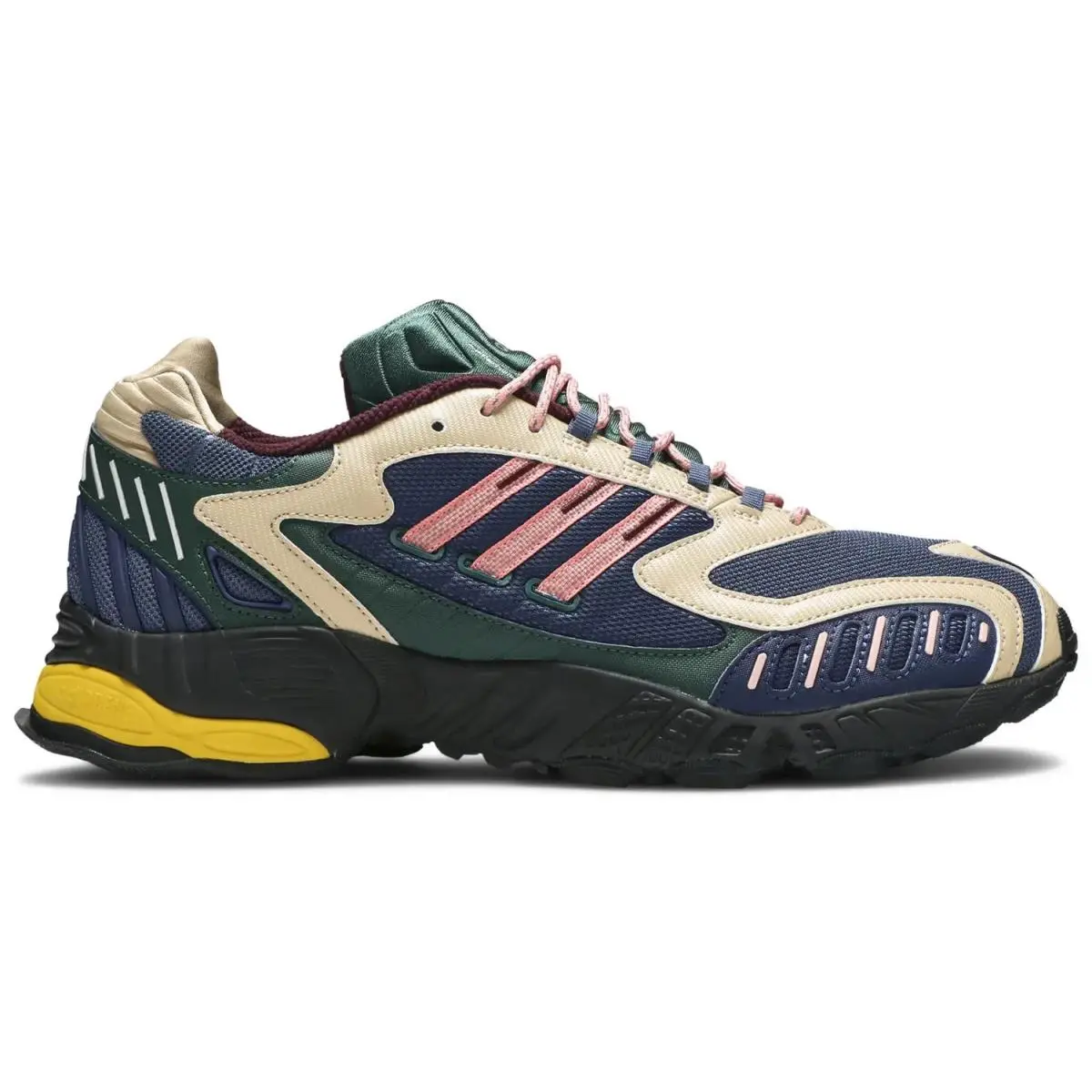 Men`s Size 9.5- Adidas Torsion Trdc Running Trail Hiking Shoes Blue EF4806