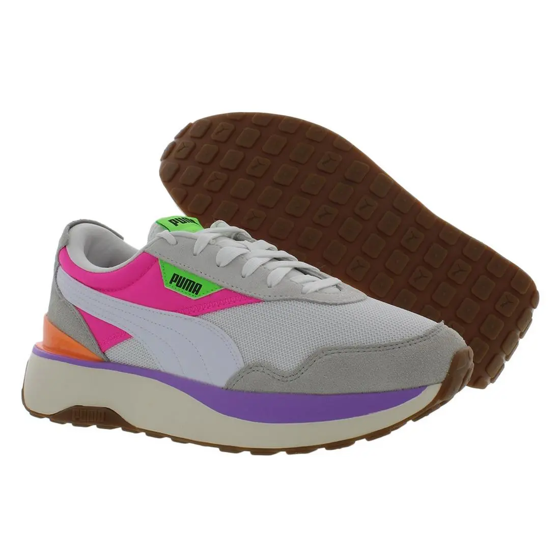 Cruise Rider Womens Shoes Size 6 Color: Grey/pink/purple by Puma