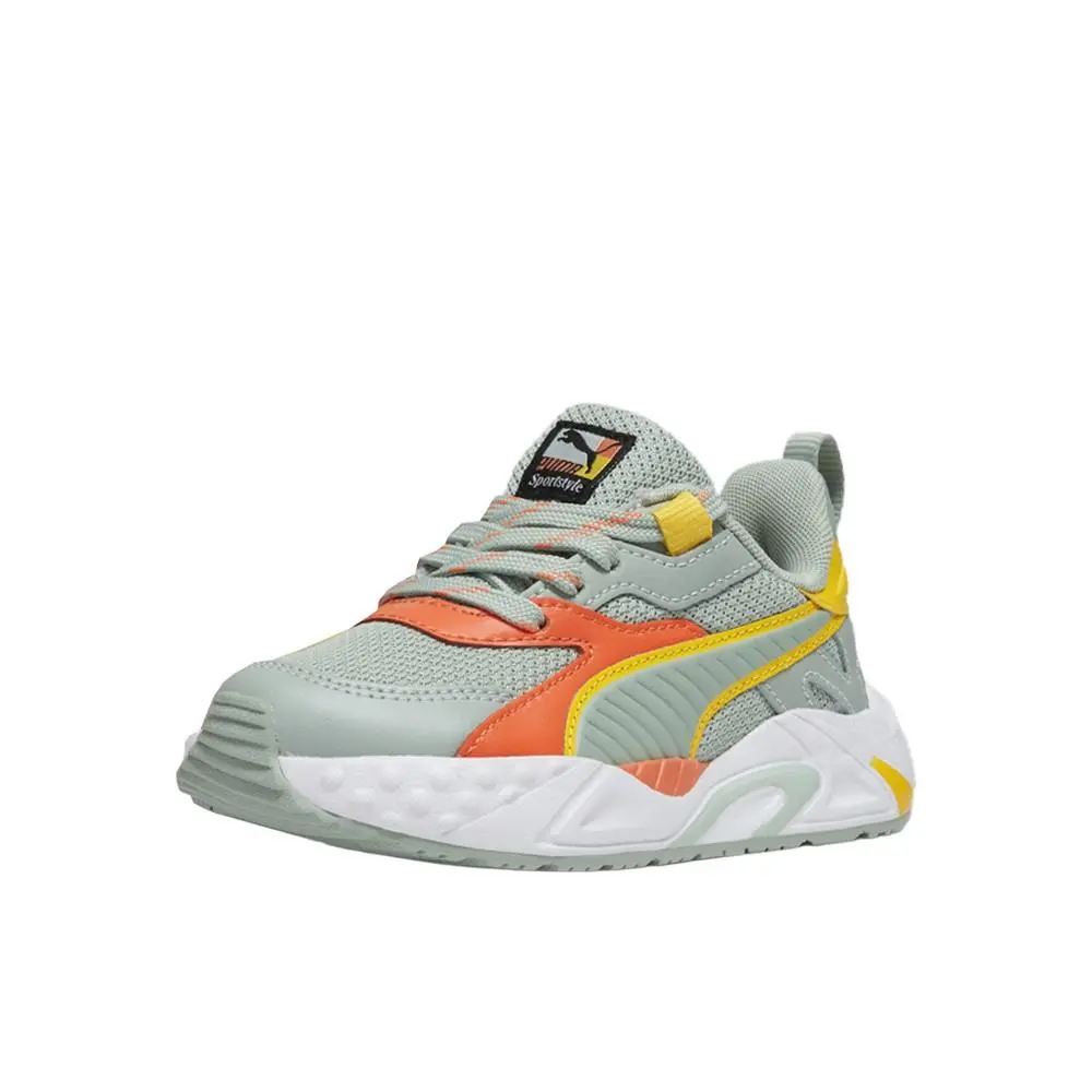 Puma shoes - PUMA RsTrck Brand Love Lace Up  Youth - 39516501 - Green (UPC: 196857544597) 0