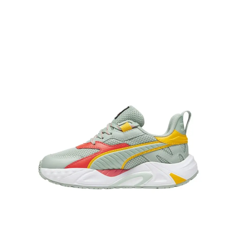 Puma shoes - PUMA RsTrck Brand Love Lace Up  Youth - 39516501 - Green (UPC: 196857544597) 1