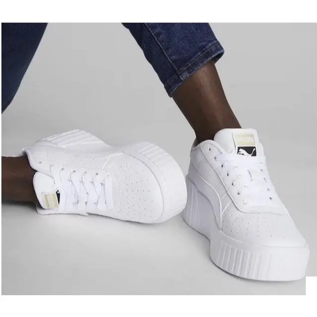 Puma shoes - Puma Cali Wedge 373438-01 - Cali Wedge - 373438-01 - White 4