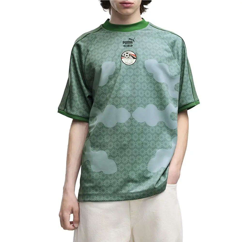 Puma clothing - PUMA  X Egypt X Salehe Bembury King Soccer Jersey - 63511387 - Green (UPC: 199259379446) 1